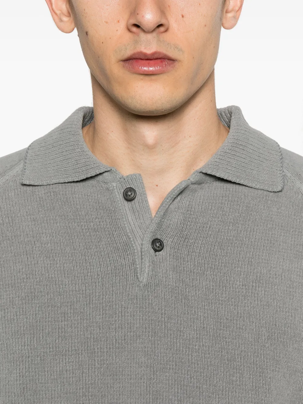 C.P. Company Katoenen poloshirt Grijs