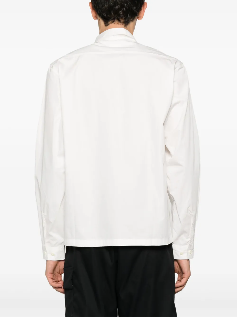 Shop C.p. Company Gabardine Shirt In White