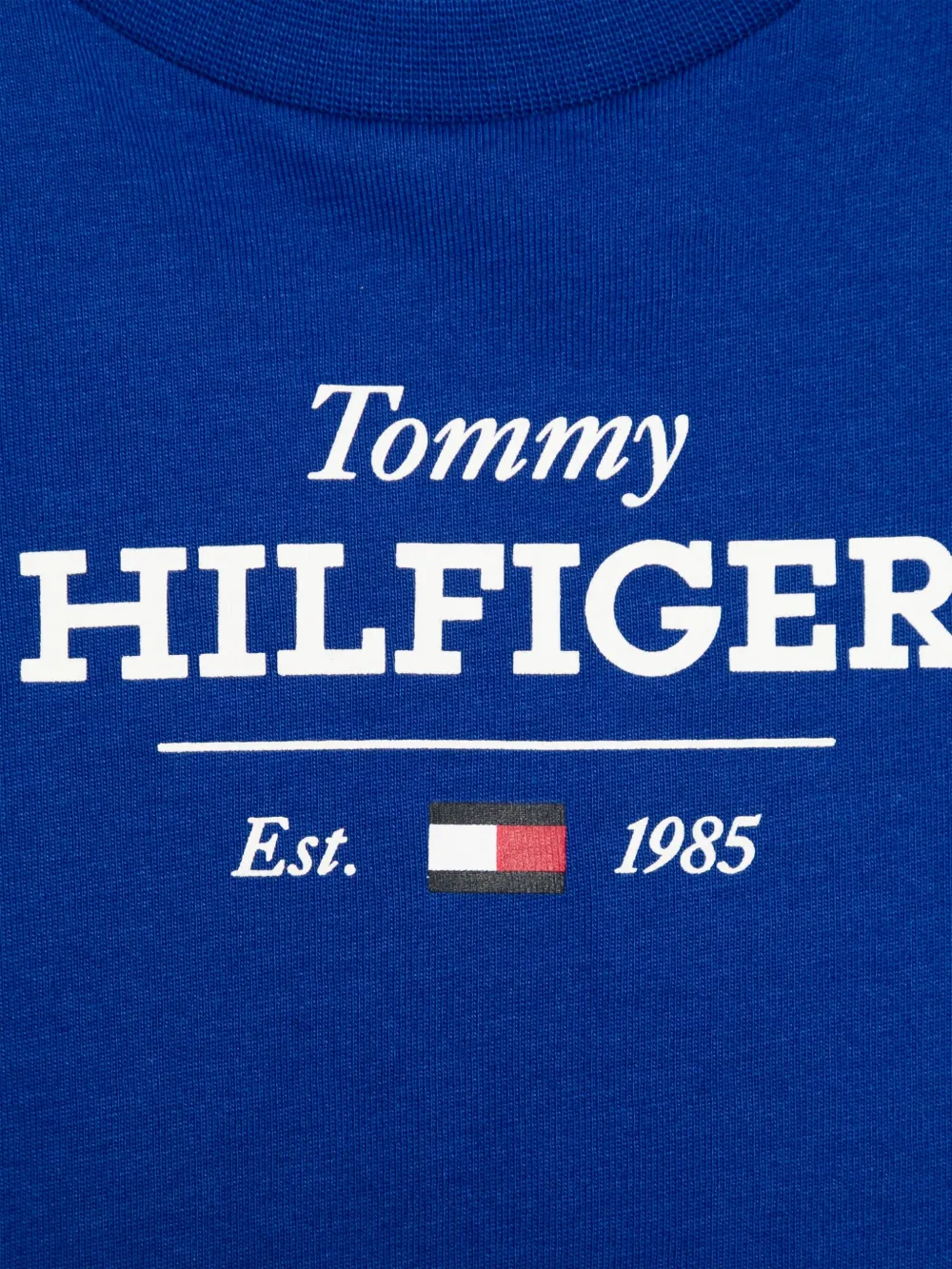 Shop Tommy Hilfiger Junior Monotype 1985 T-shirt In Blue