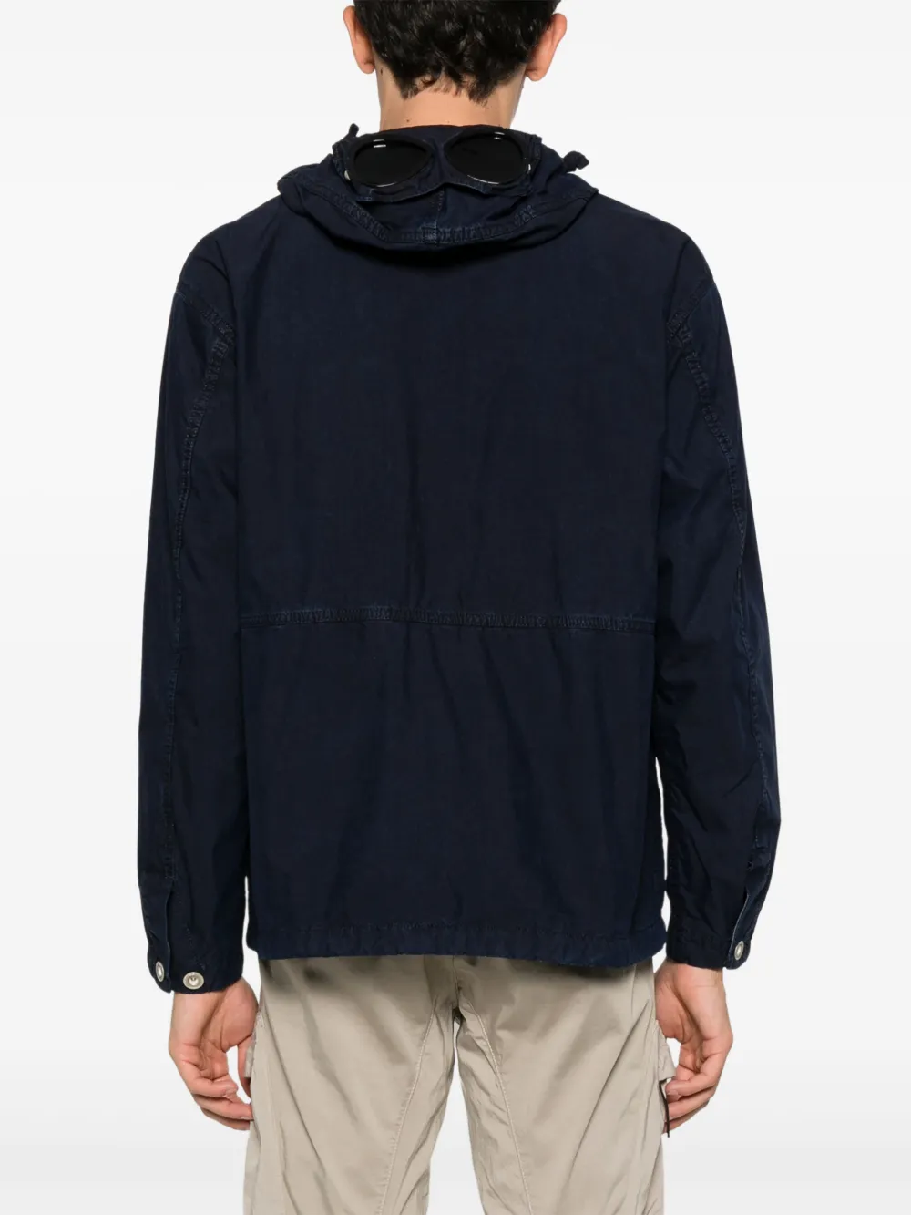 C.P. Company Jack met capuchon Blauw
