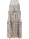 ETRO printed maxi skirt - Neutrals