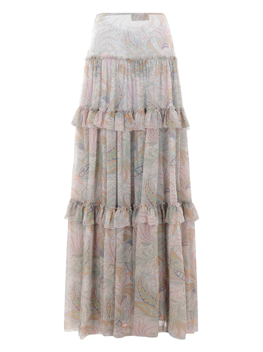 ETRO Maxi-rok met print - Beige