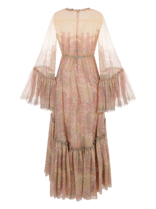 etro printed maxi dress Belted floral-print cotton-poplin maxi shirt dress - multi
