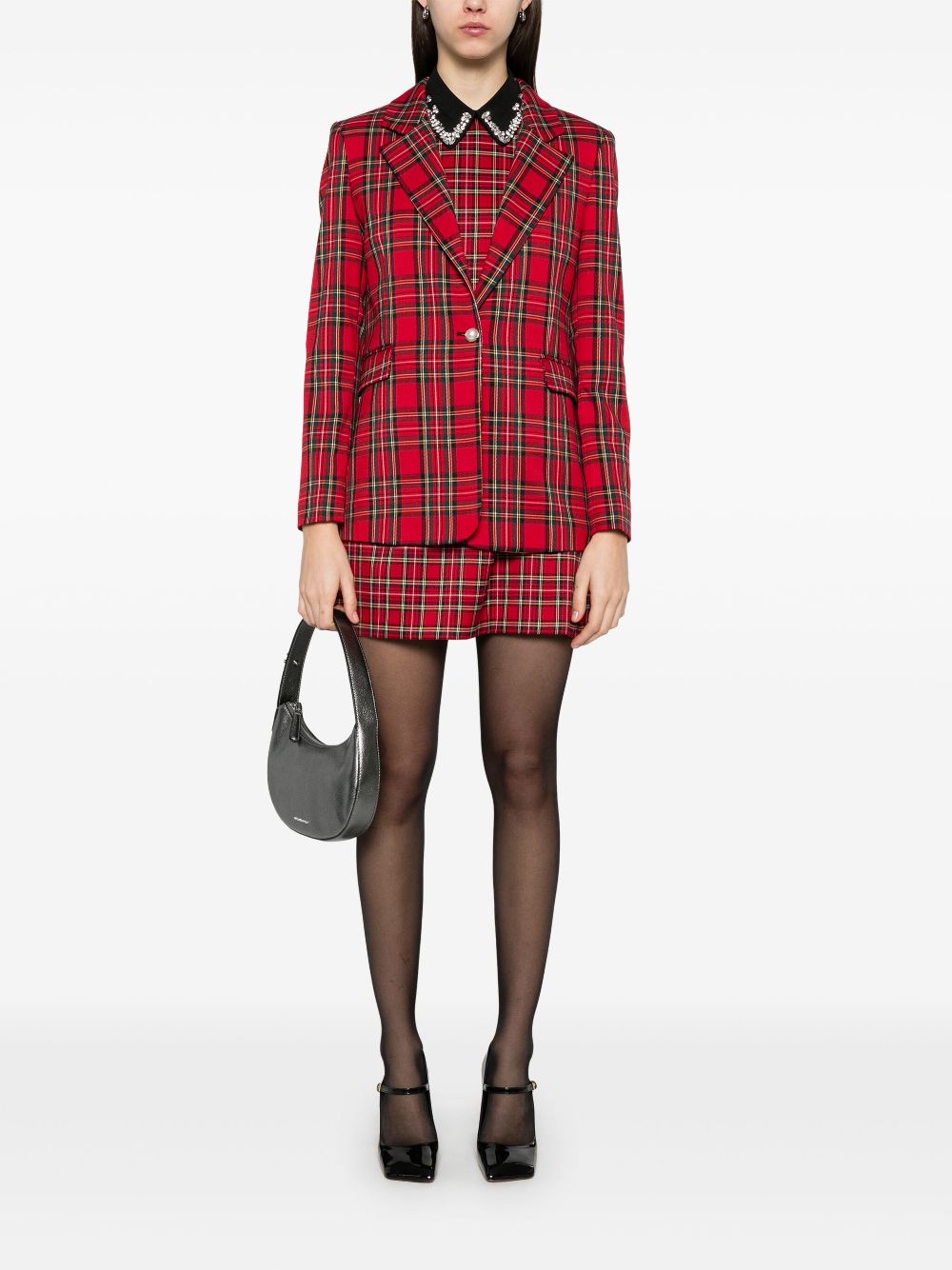 LIU JO Blazer met tartan ruit - Rood