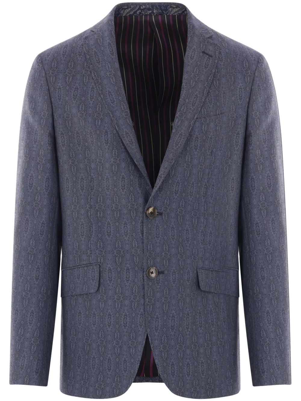 ETRO paisley-print blazer Blauw