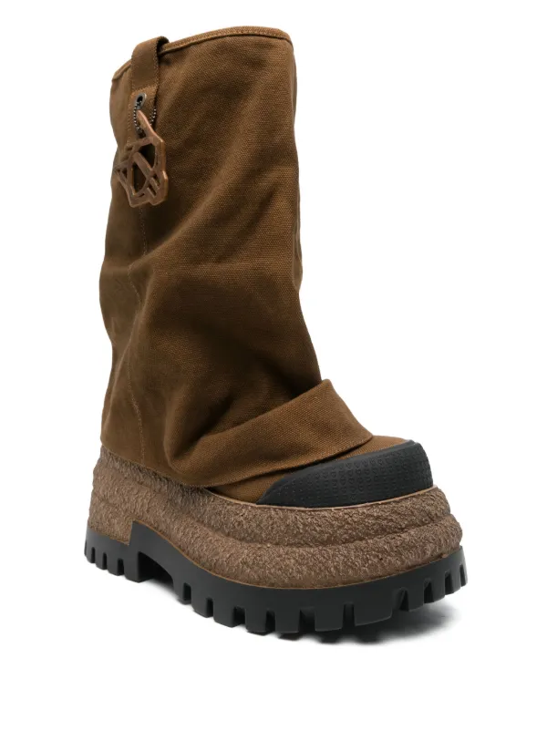 Naked Wolfe★Disturb 90mm ブーツ NAKED WOLFE 90mm Disturb Boots | Brown | FARFETCH