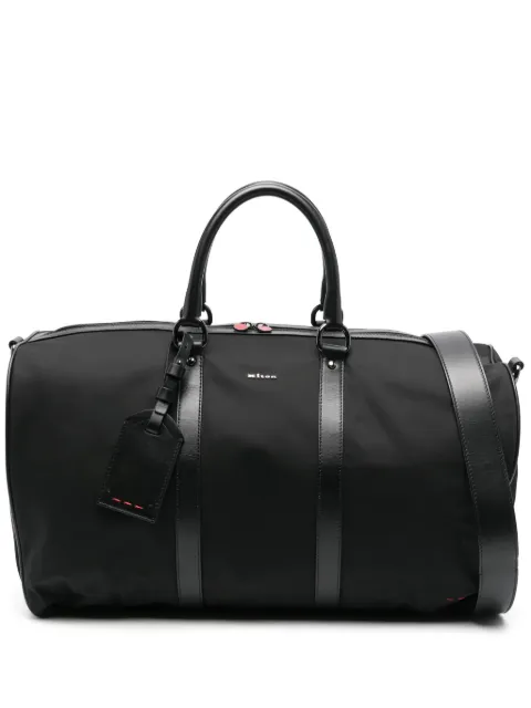 Kiton logo-lettering duffle bag