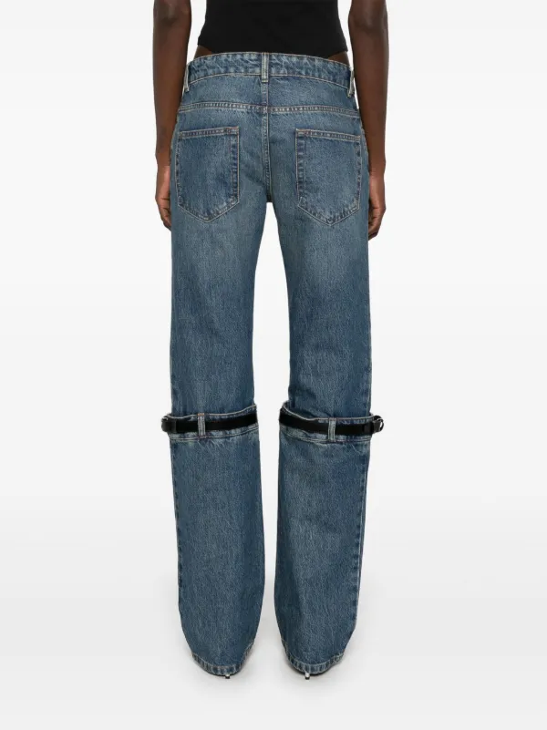 デニム・ジーパン Coperni SS25 'Hybrid' jeans (COPP32F2014 BLU) Coperni Hybrid Jeans | Blue | FARFETCH
