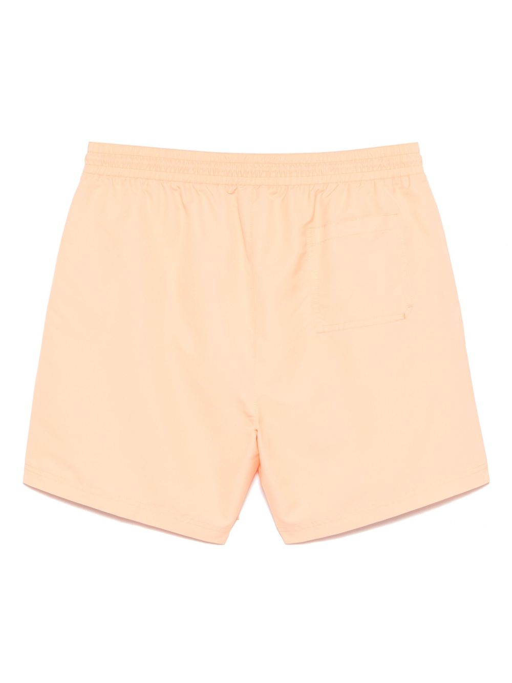 Brunello Cucinelli logo-embroidered swim shorts - Oranje