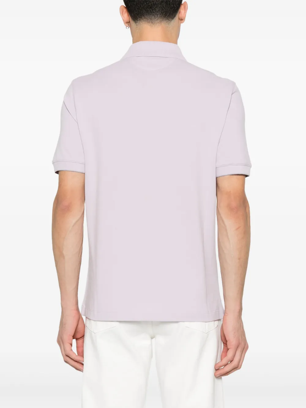 Brunello Cucinelli Poloshirt met logoprint Paars