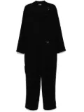 TEAM WANG design Choices long sleeves jumpsuit - Black
