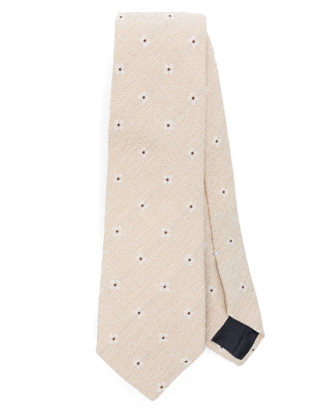 TAGLIATORE PATTERNED-JACQUARD TIE