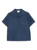Fendi Kids FF-jacquard shirt - Blue