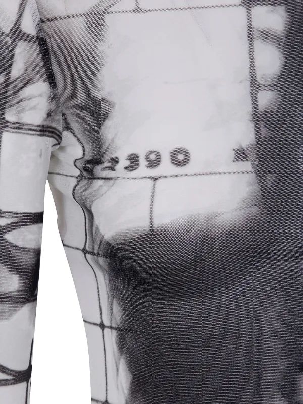 Jean Paul Gaultier trompe-l'oeil T-shirt | White | FARFETCH CA