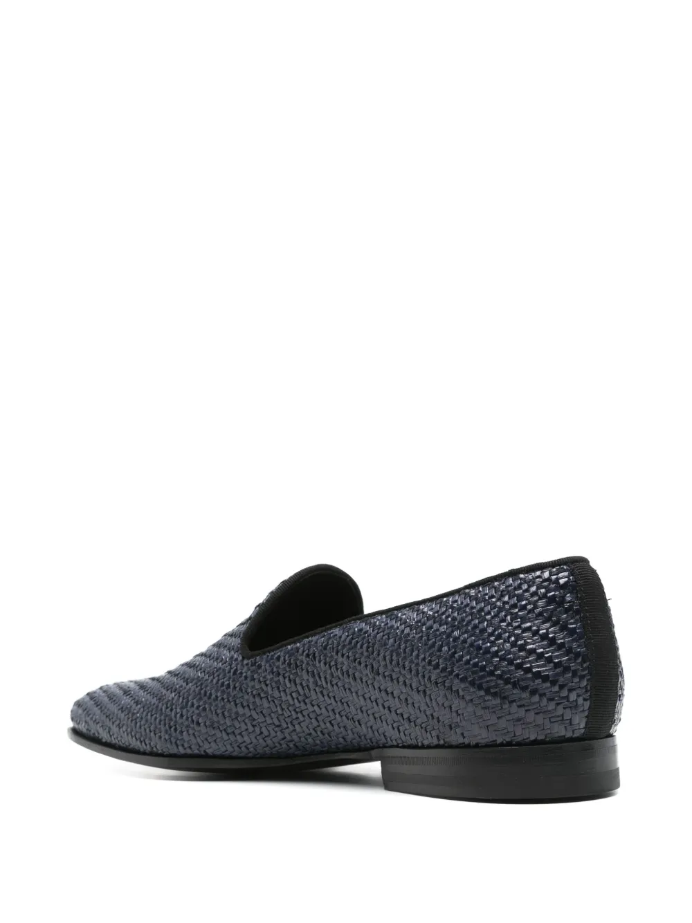 Tagliatore woven slippers Blauw