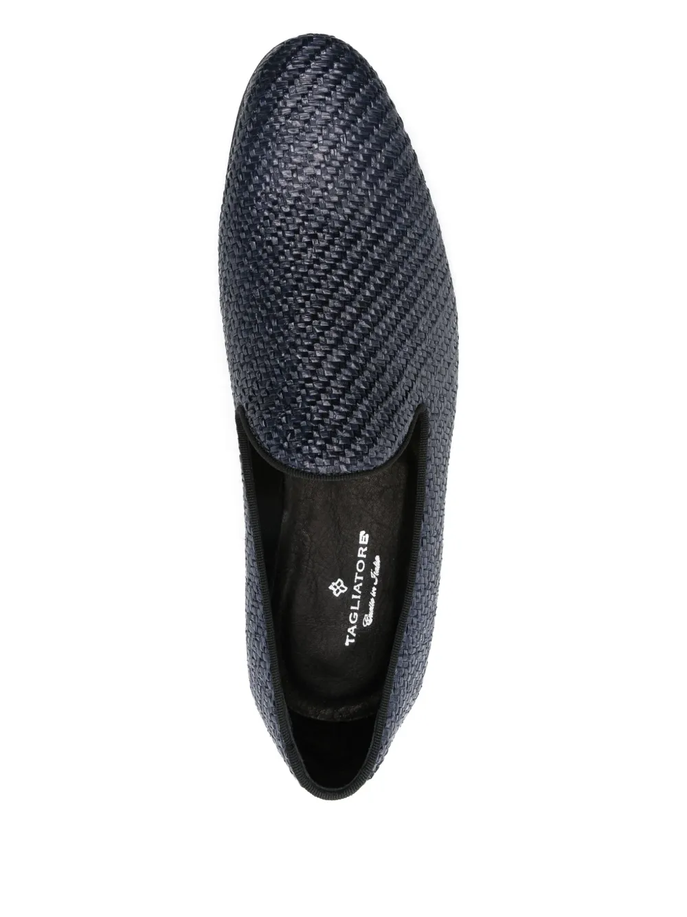 Tagliatore woven slippers Blauw