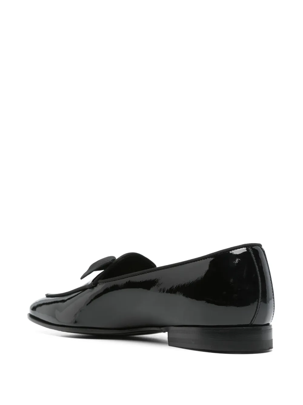 Tagliatore bow-detailed loafers Black