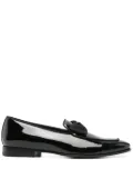 Tagliatore bow-detailed loafers - Black