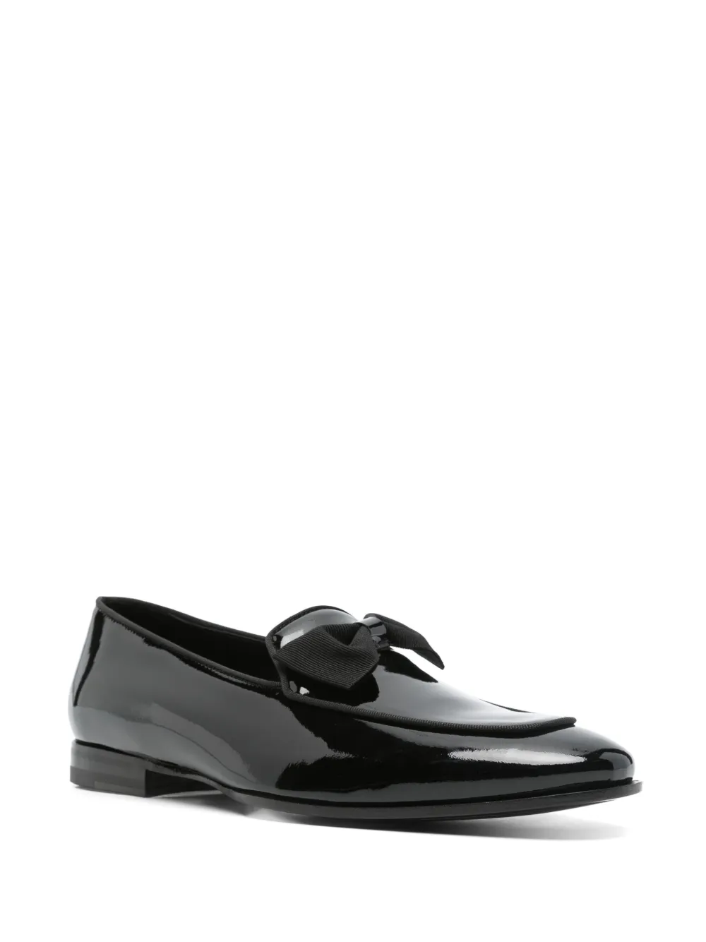 Tagliatore bow-detailed loafers - Zwart