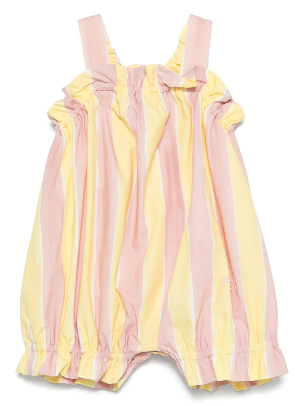 Fendi Kids Gestreept babypakje Roze