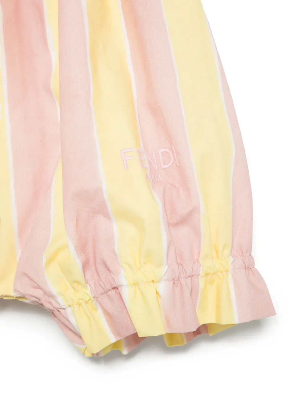Fendi Kids Gestreept babypakje Roze