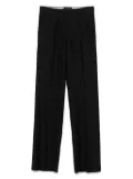 ETRO paisley-jacquard trousers - Black