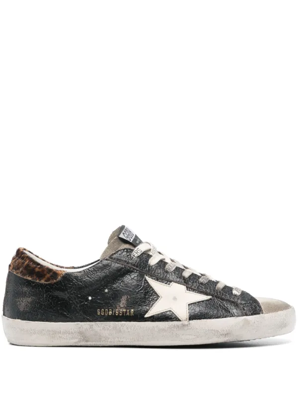 スニーカー Golden Goose Sneakers Super Star Nere Golden Goose Super Star Sneaker in Blue, White, & Silver