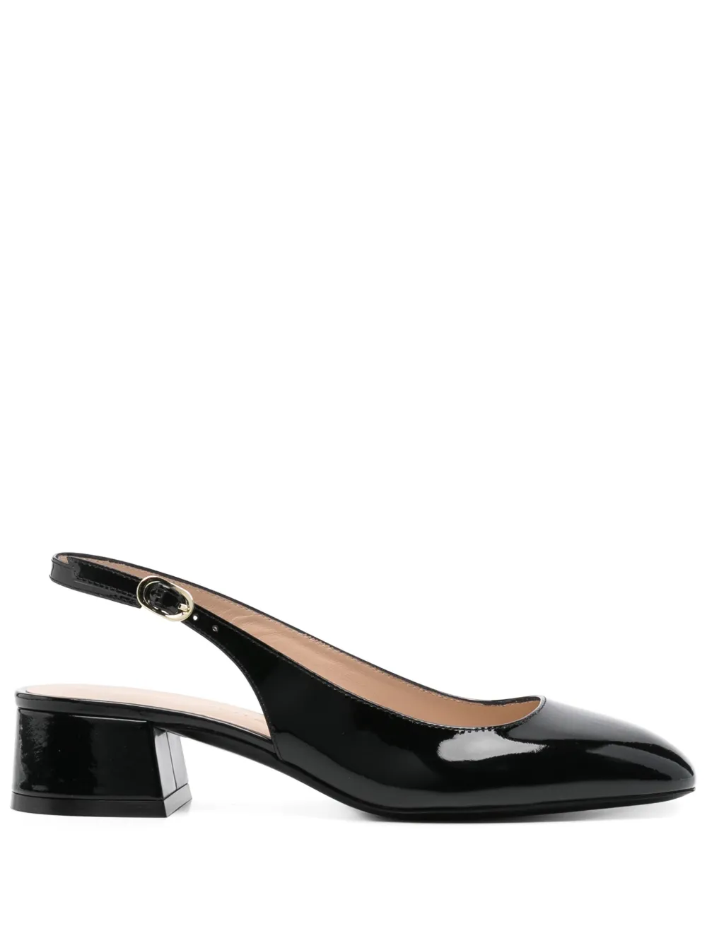 Stuart Weitzman 35mm Maeve slingback pumps Black