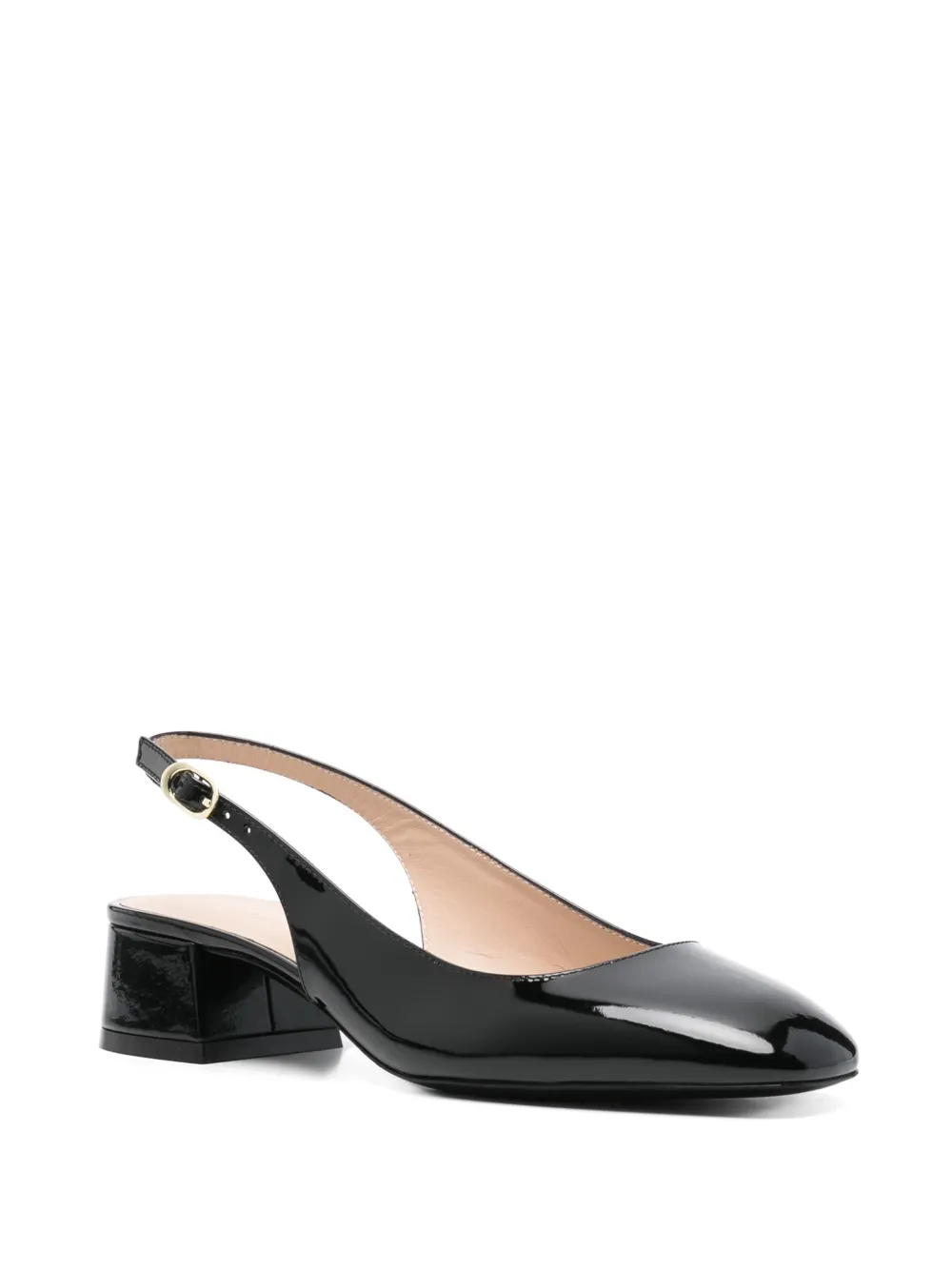 Stuart Weitzman 35mm Maeve slingback pumps Black