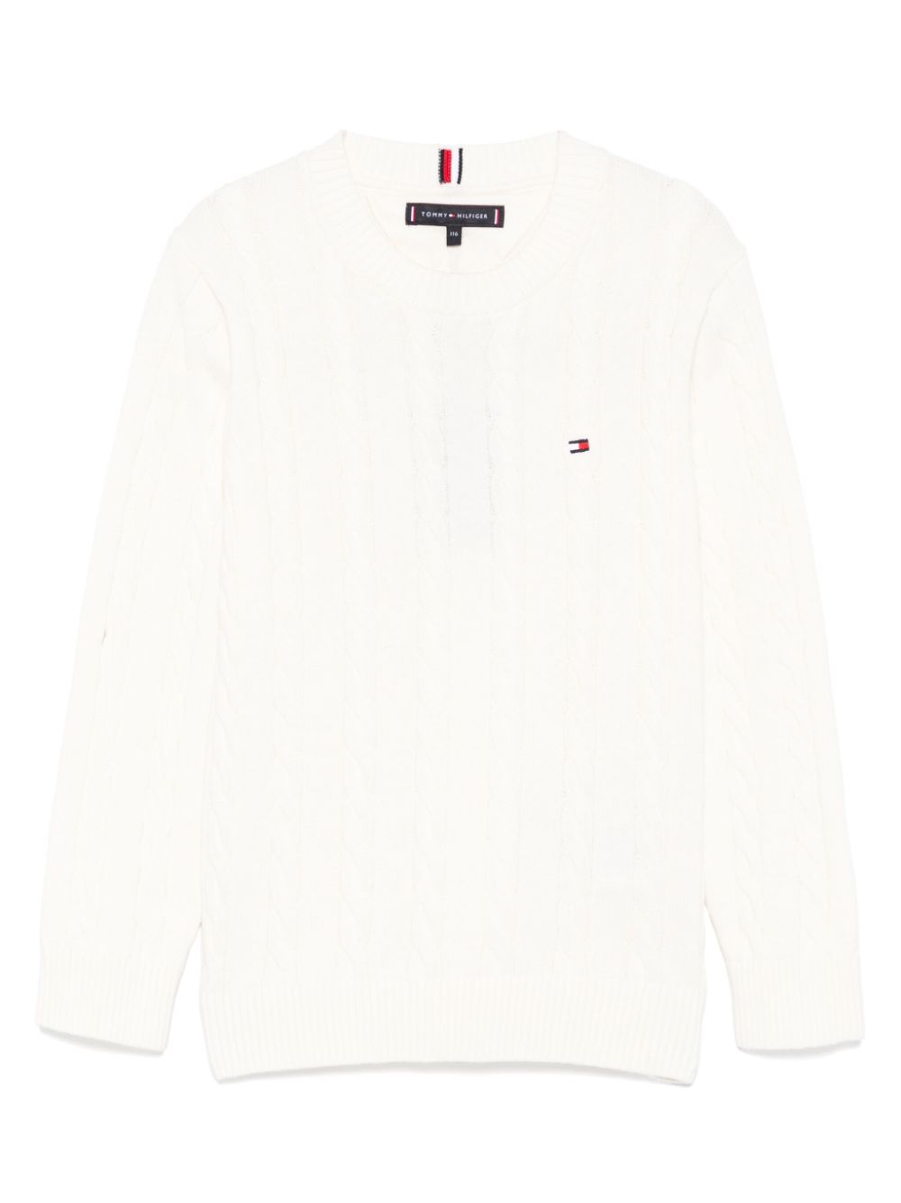 Tommy Hilfiger Junior cable-knit sweater - Neutrals