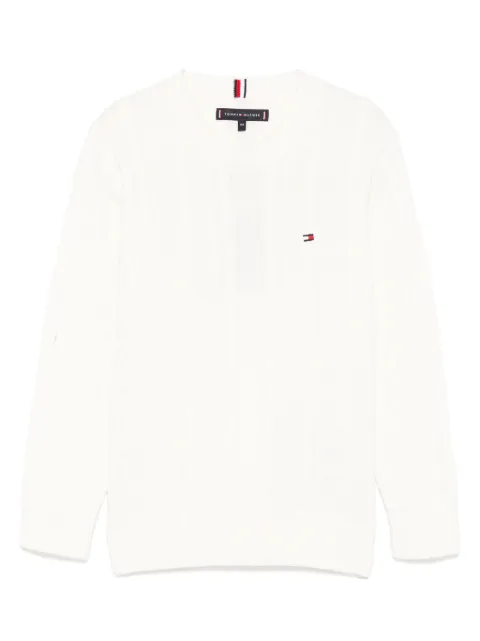 Tommy Hilfiger Junior pull en maille torsadée
