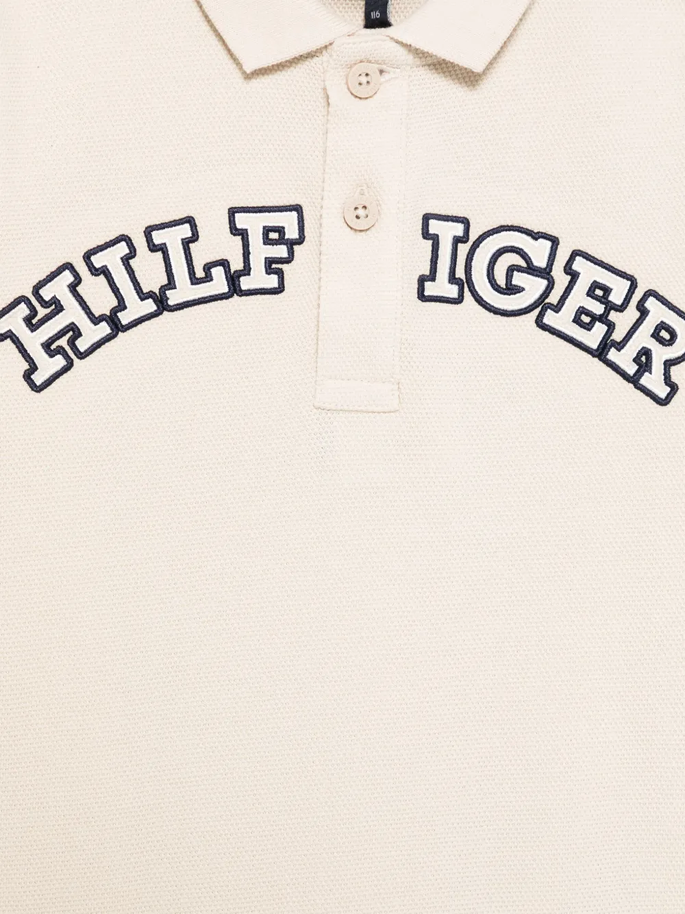 Tommy Hilfiger Junior Monotype poloshirt Beige