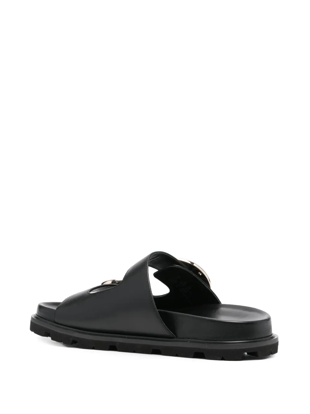 Stuart Weitzman leather sandals Black