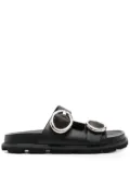 Stuart Weitzman leather sandals - Black