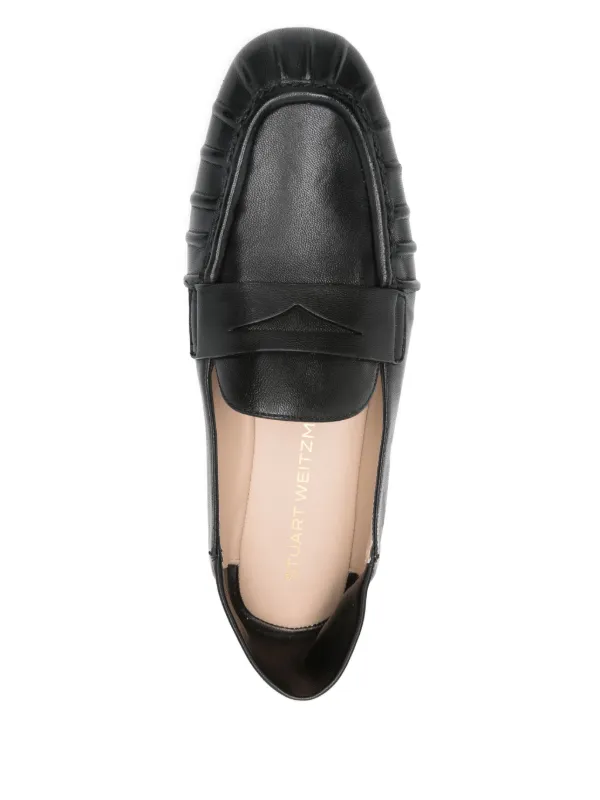 ＊Stuart Weitzman＊ レザー ローファー Stuart Weitzman レザーローファー | ブラック | FARFETCH JP