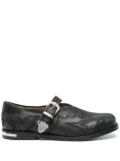 Toga Virilis embroidered loafers - Black