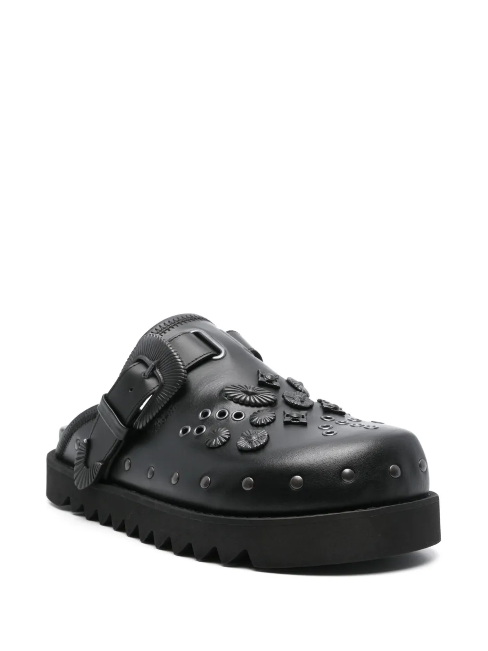 Toga Virilis studded slippers Black