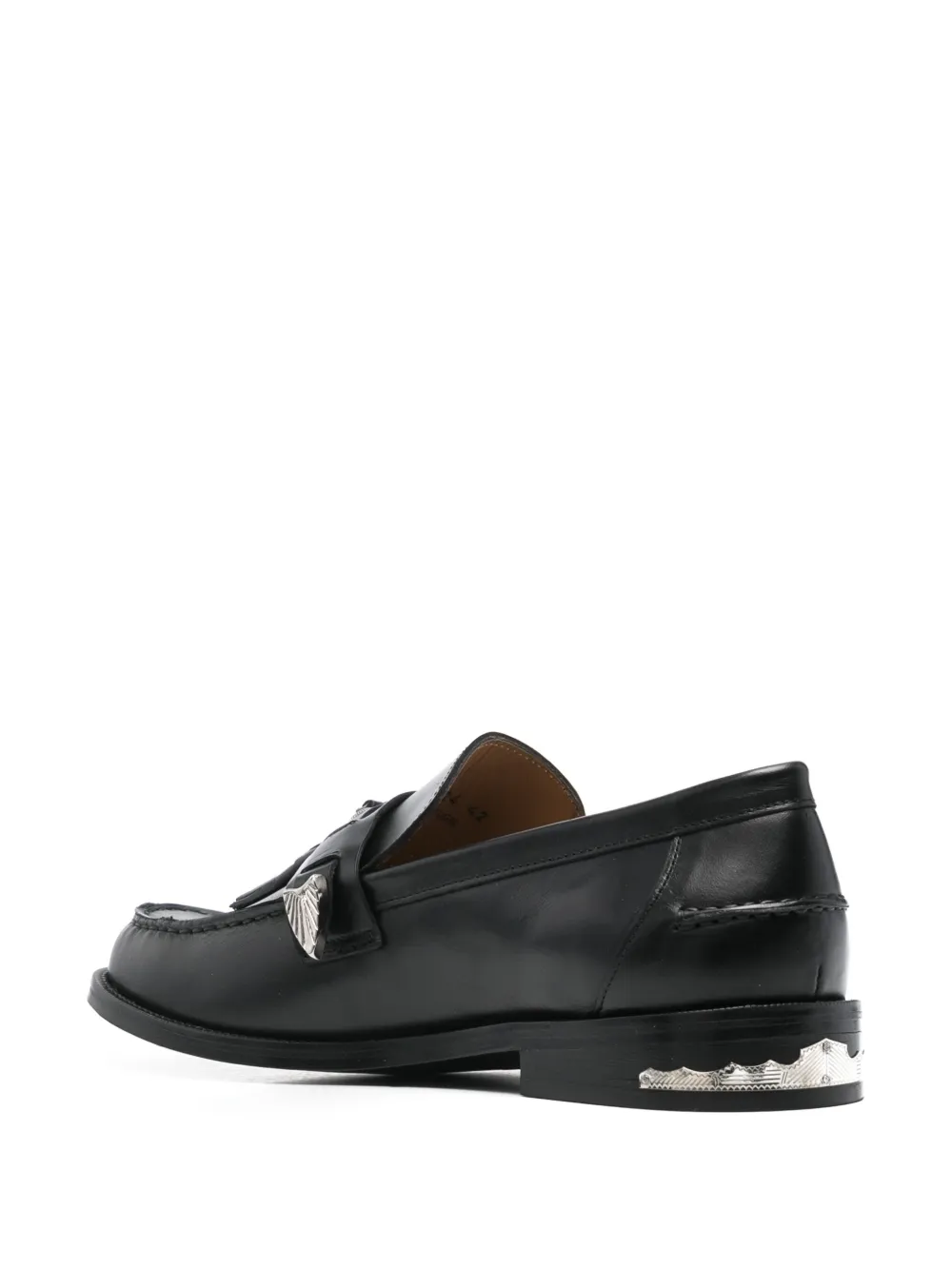 Toga Virilis leather loafers Black