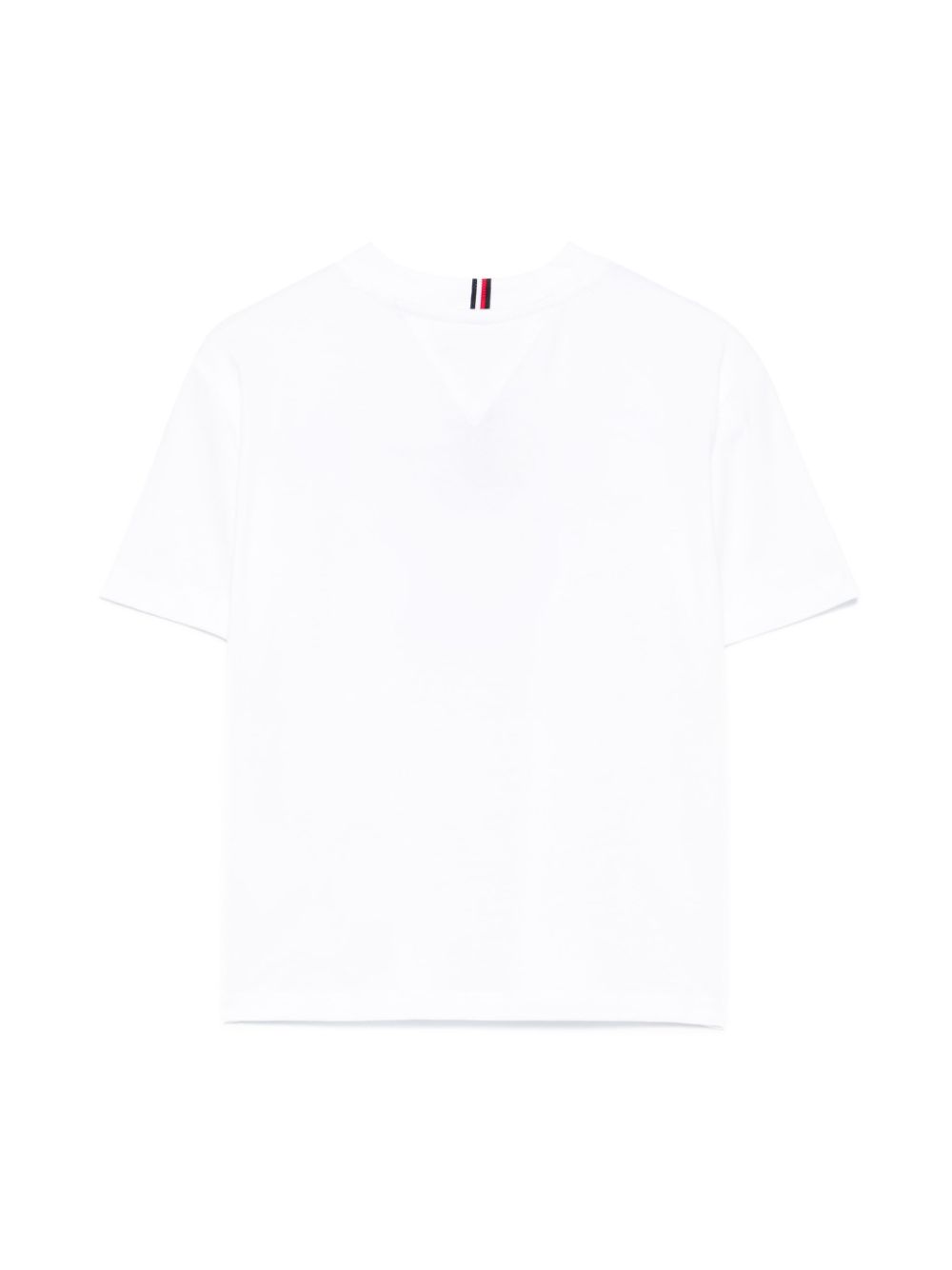 Tommy Hilfiger Junior logo-embroidered T-shirt - Wit