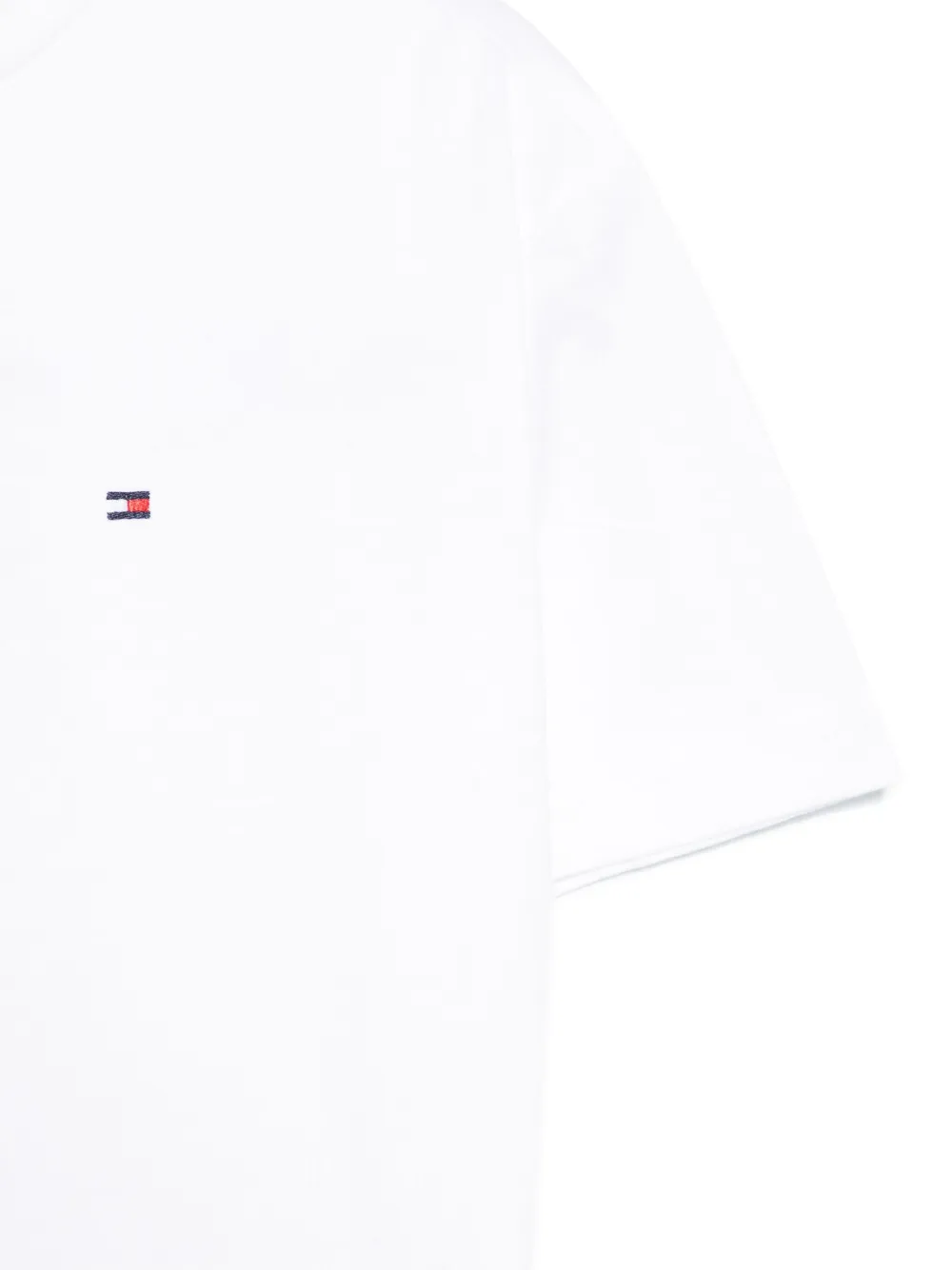 Tommy Hilfiger Junior T-shirt met geborduurd logo Wit