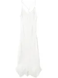 TWINSET satin slip maxi dress - Neutrals