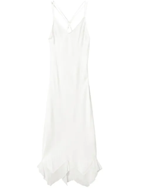 TWINSET robe-nuisette en satin à coupe longue