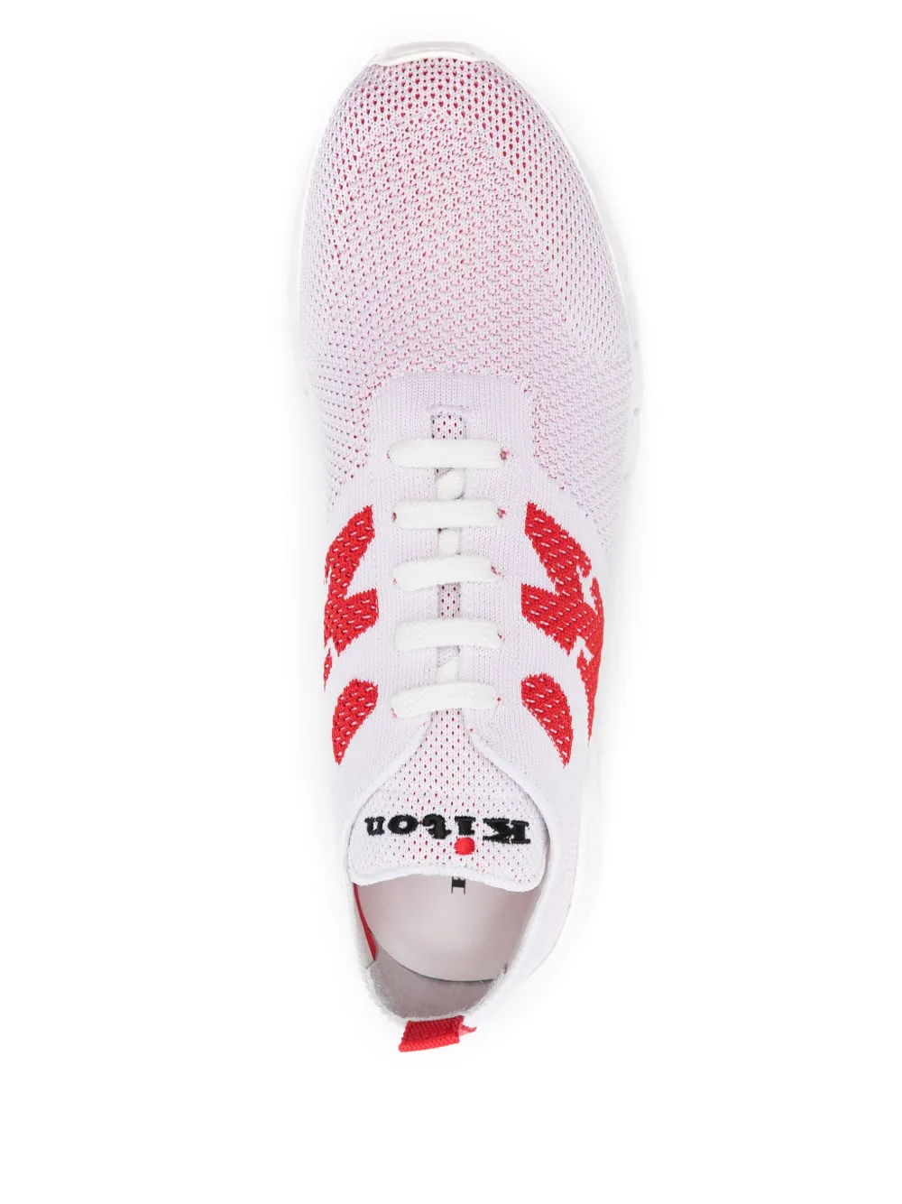 Kiton logo-embroidered sneakers White