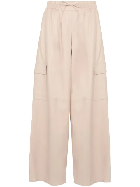 Yves Salomon leather trousers 