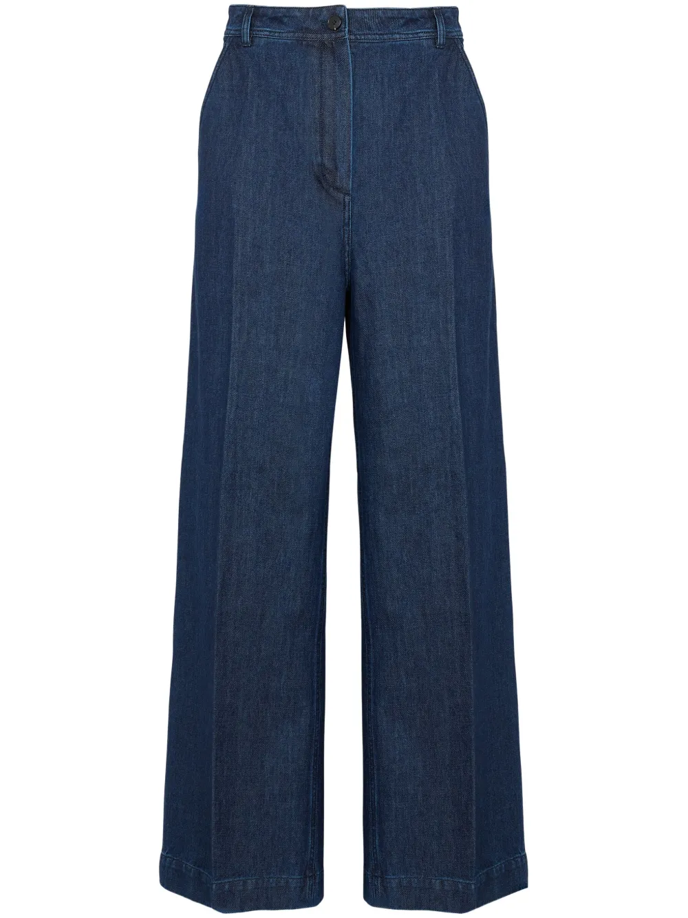 Yves Salomon Jeans met wijde pijpen Blauw