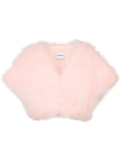Yves Salomon feather jacket