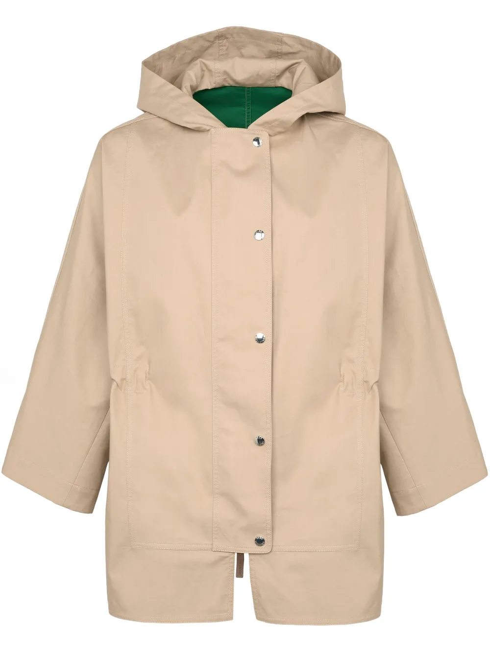 hooded parka coat