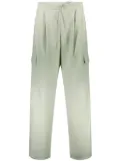 Yves Salomon lambskin cargo pants - Green