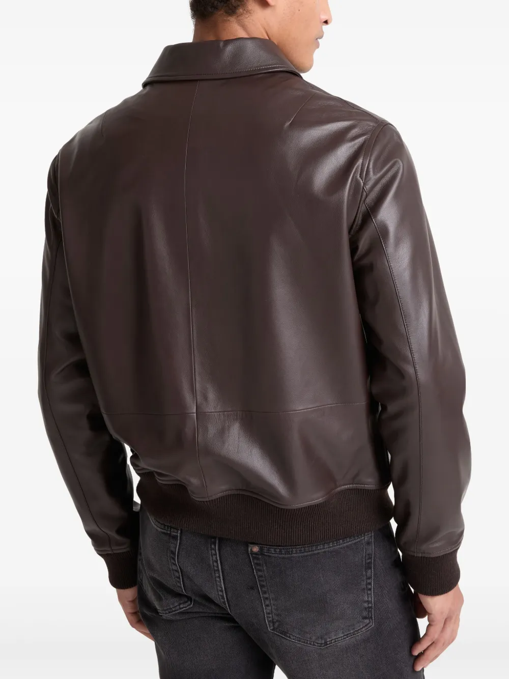 YVES SALOMON LEATHER JACKET