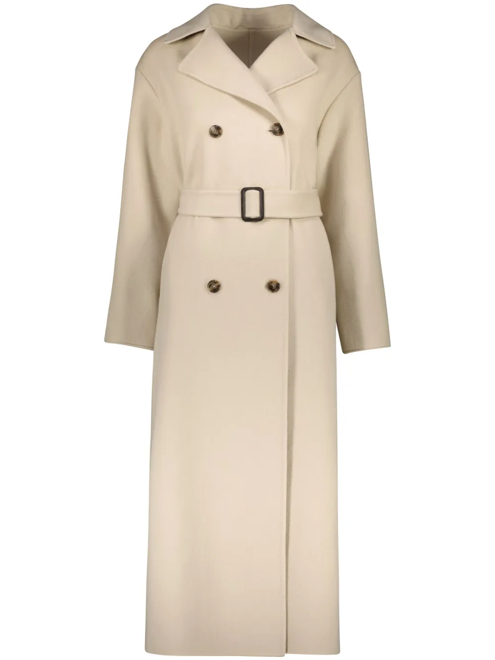 Yves Salomon Trenchcoat met dubbele zijkant Beige